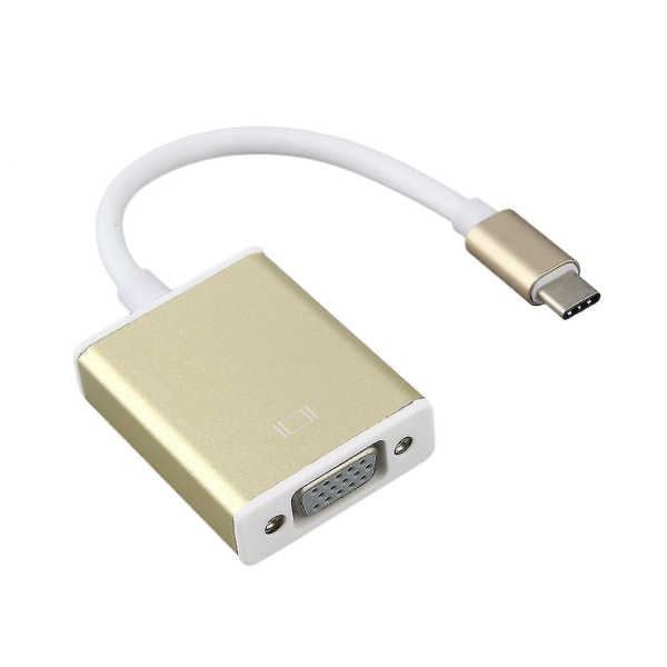 C-tyypin USB3.1–VGA-sovitin USB-C VGA-liitinkeskitin