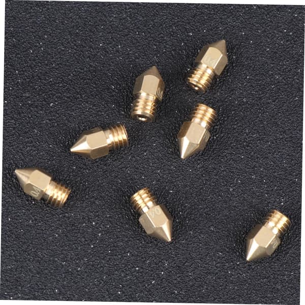 20st Mässing Extruder Munstycke Mk8 3D-skrivartillbehör 1.75mm 0.4mm