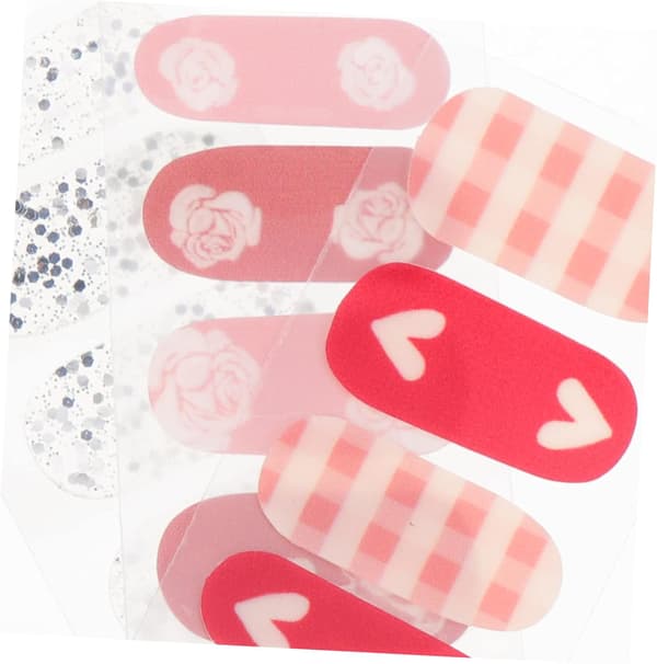 20 ark fuld wrap neglestrips selvklæbende neglelakstrips gradient manicure til kvinder