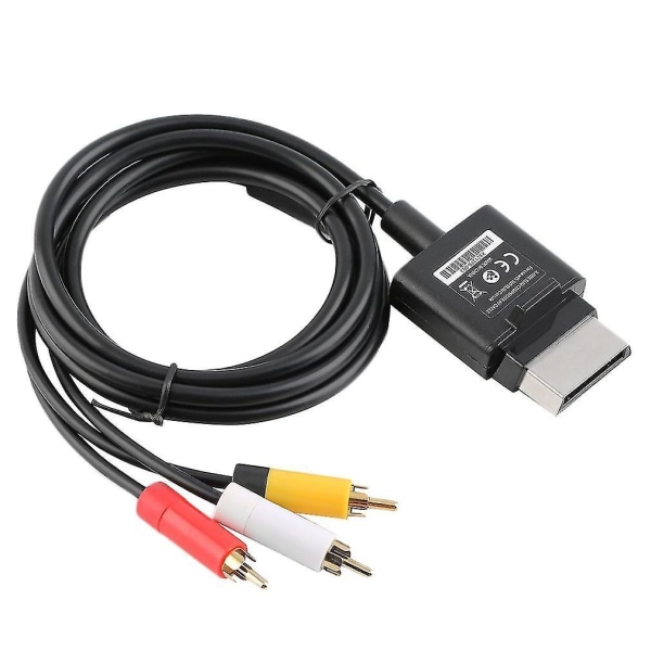 1,8 m Audio Video AV RCA Kompositkabel för Xbox 360