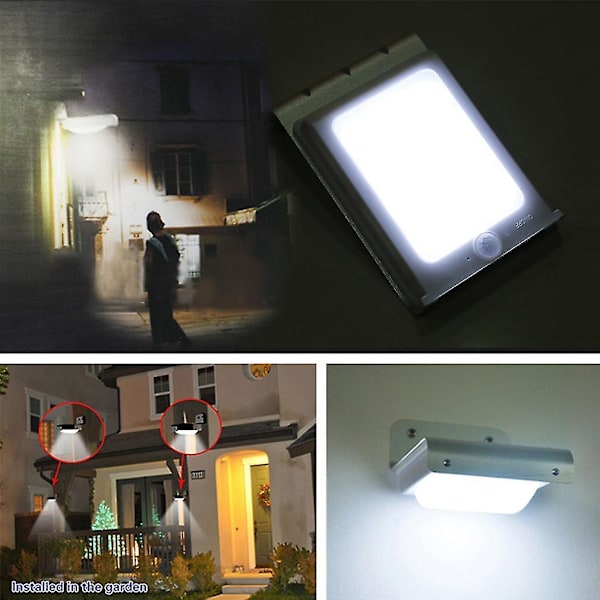 16 LED Solcelled Bevægelsessensor Sikkerhed Udendørslys