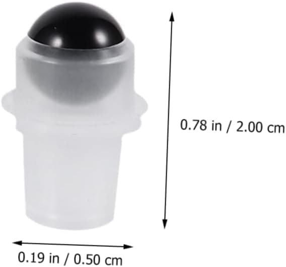 20 st tomma oljerullflaskor i plast för eterisk olja, parfym, resetillbehör