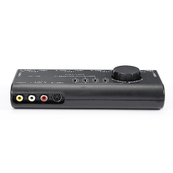 4-i-1 AV RCA Switch Box Audio Video Splitter