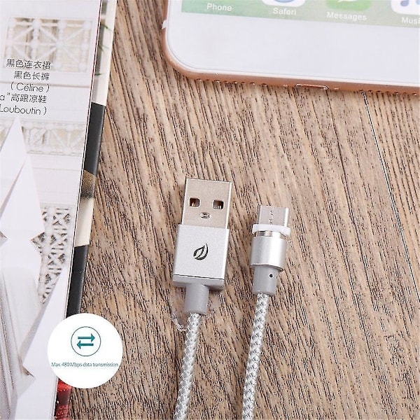 Wsken TypeC Magnetisk Anti-Snoet Kabel Android
