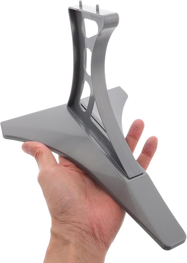 Model Airplane Showcase Stand med Stabil Støtte, Universal Plast Flymodel Display Rack