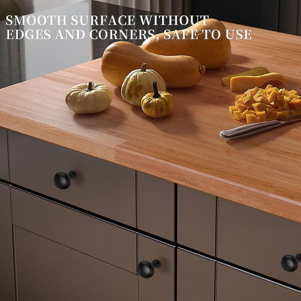 10 stk Sorte Skuffegreb, 28mm Møbel Knapper, Enkelt Hul Runde Skuffe Knapper, Dørgreb