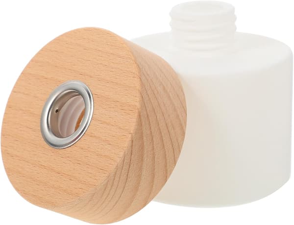 100 ml duftflasker bærbare vaskbare diffusorflasker i glass og tre for eteriske oljer
