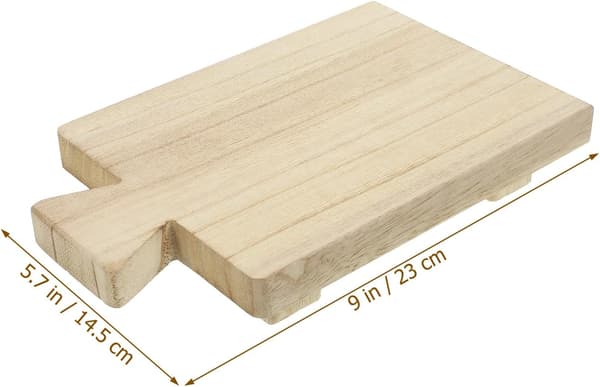 Træbakke Træforhøjer Rektangulær Beige Træmateriale Praktisk Pladsbesparende Design Moderne