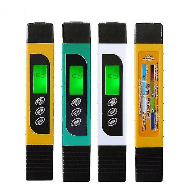 Vandkvalitetstestpen TDS Vandmåler Drikkervand TDS Tester Pen Med Baggrundsbelysning Vandrenhed Temperaturkontrol