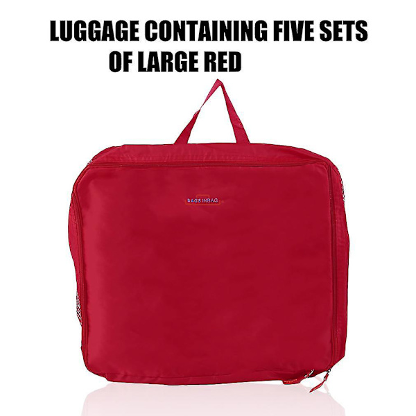 5-pack Förvaringsväskor Resepackning Kläder Bagage