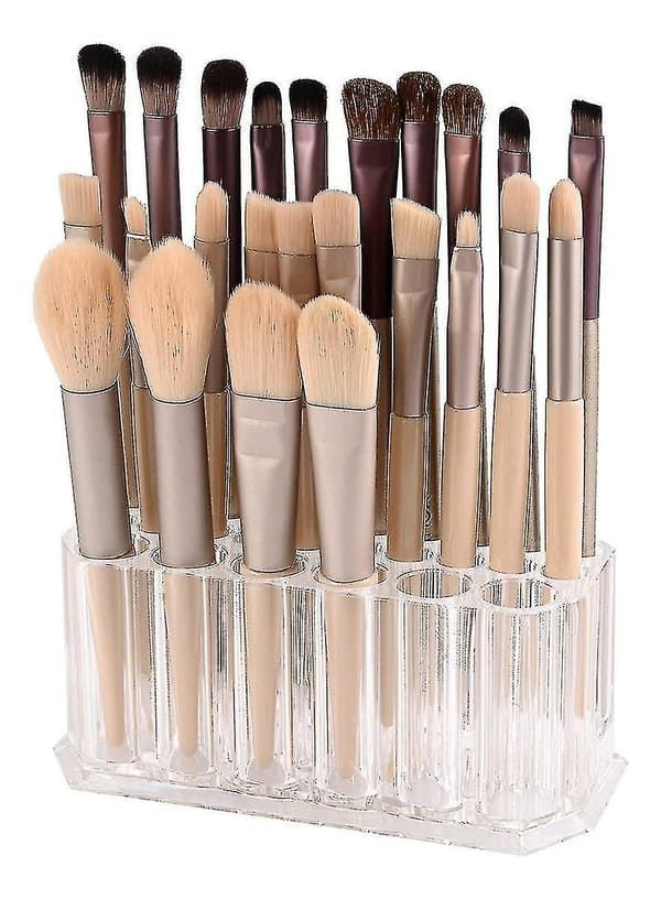 1 stk Akryl Makeupbørsteholder Opbevaringskasse Organizer
