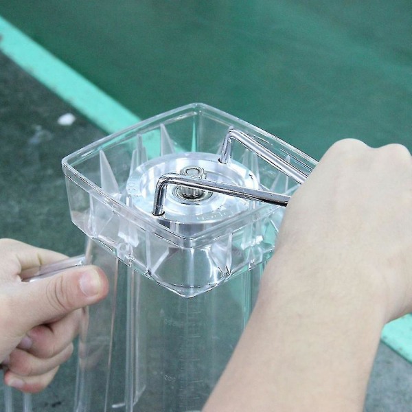 Reservekande til Blender Reservedel Transparent 2l Kapacitet Blender Reservedel til Sølv Blender