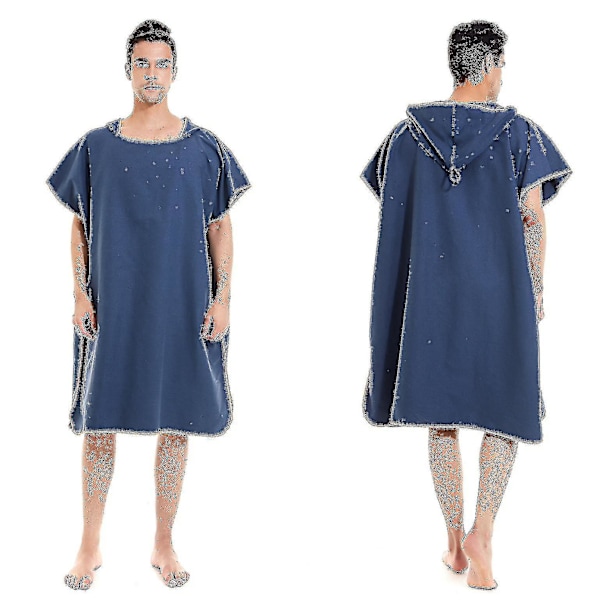Mikrofiber Hettehåndkle Menn Kvinner For Svømming Strand Reise Hurtig Tørking Skiftende Kappe Badehåndkle Badekåpe Surf Poncho Sauna Playa Red