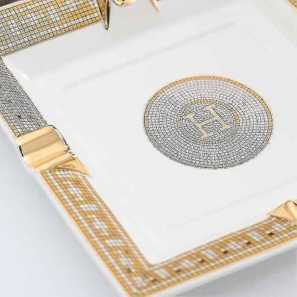 Askebægre Porcelæn Cigar Askebæger Rygetilbehør Klassiske Designs Keramiske Bakker Dekorative