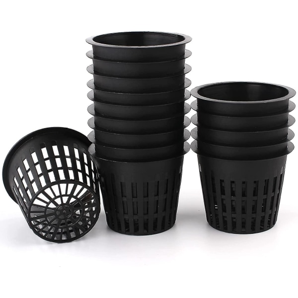 Hage Plastnett Beger Planter Hydroponisk 3 Tommer Hull 15stk