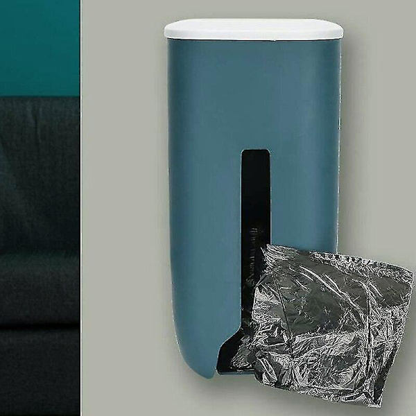 Väggmonterad Påse Dispenser för Matvaror - Soptunna för Plastpåsar