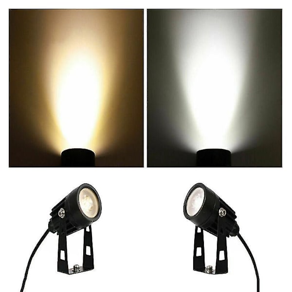 4 kpl LED-puutarhavalaisimia polkuja, nurmikkoa ja ulkotiloja varten, vedenpitäviä