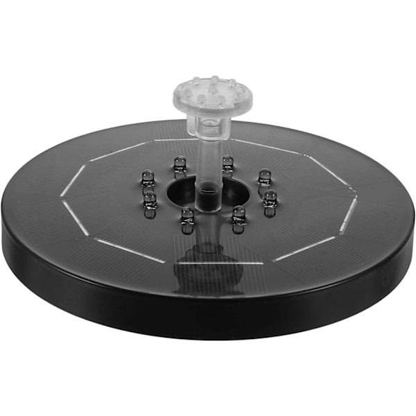 3W aurinkovoimalla toimiva vesipumppu lintukylpyyn LED-yövalolla, 800 mAh akku, helppo asentaa