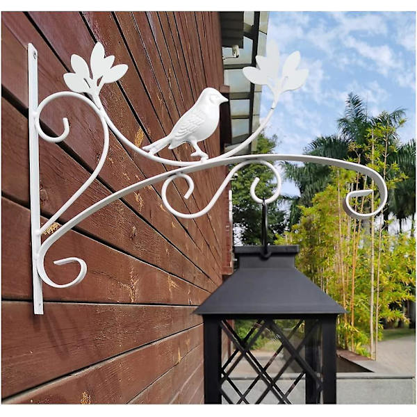 Plantehengeren fuglematerhengeren - Jern rustfri plante kroker for å henge planteholder blomsterlanterne