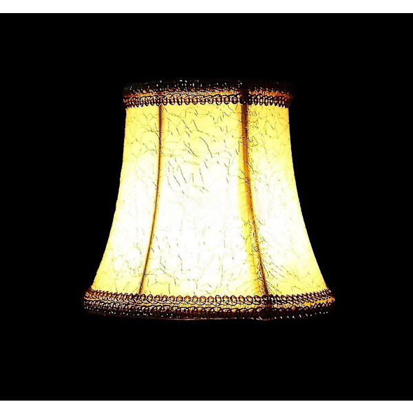 Klipp på Lampskärm Tyg Skärm 80x120mm Höjd 110mm 2-pack