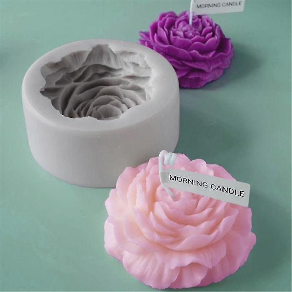 Aromaterapi Ljusform Färg Pion Resin Silikon Art Deco