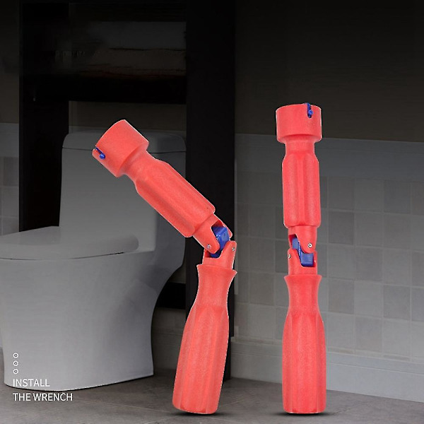 3 stk Universal Toilet Installationsnøgle Let Løsn Professionel Toilet Reparationsværktøj 0,4/0,5/0