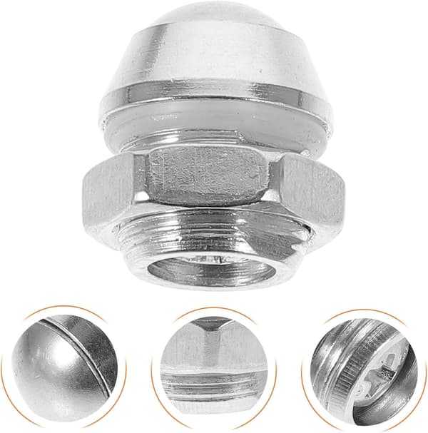 2 st tryckkokare avlastningsjiggventiler rostfritt stål 14 mm mutter innerdiameter mångsidig