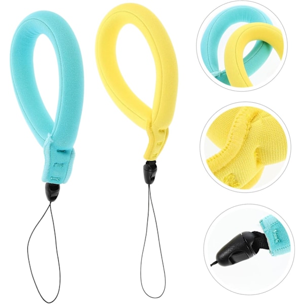 3 set Vattentätt Kamera Flytande Armband Flythjälp för Simning Snorkling Dykning 2st*3