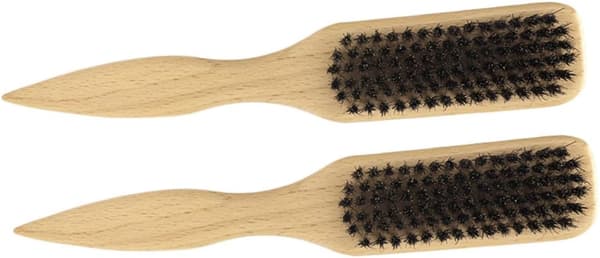2 st träskäggborste vildsvinsborst för män mustaschvård och skäggstyling för ansiktshårvård