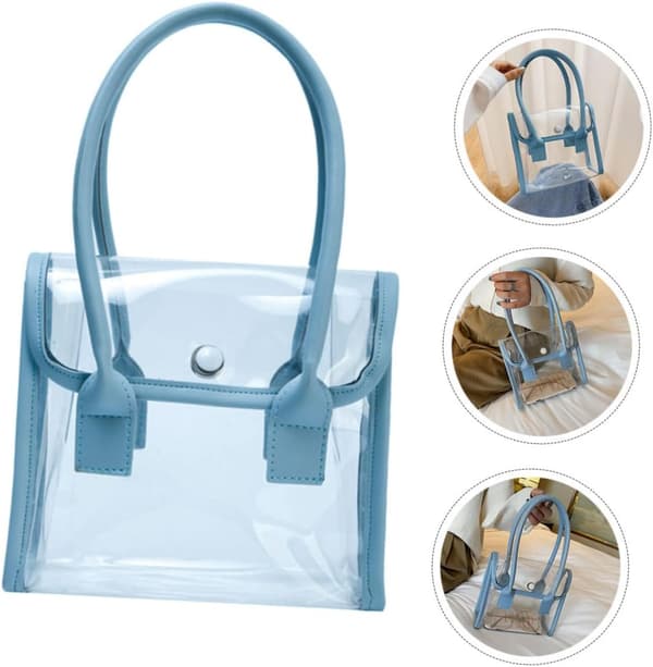 Jellytaske til kvinder PVC-materiale modetaske til shopping og arbejde