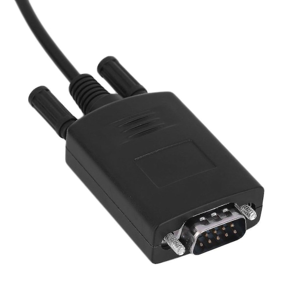 Svart USB 2.0 till Seriell RS232 DB9 9-stifts Adapterkabel Win 7