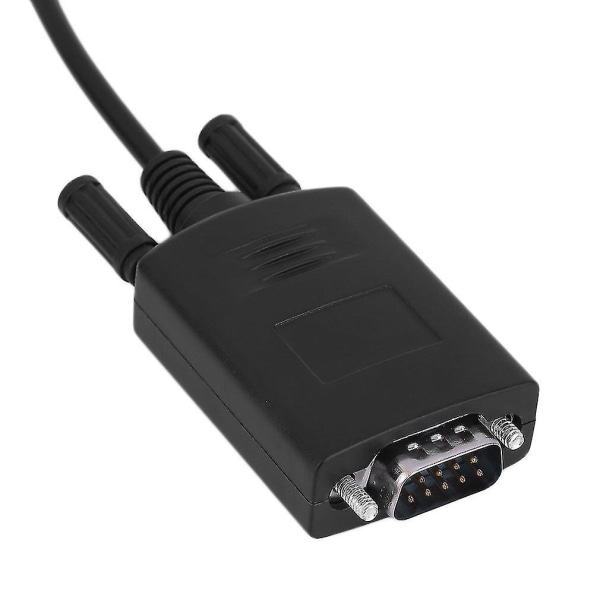 Svart USB 2.0 till seriell RS232 DB9 9-stifts adapterkabel Win 7