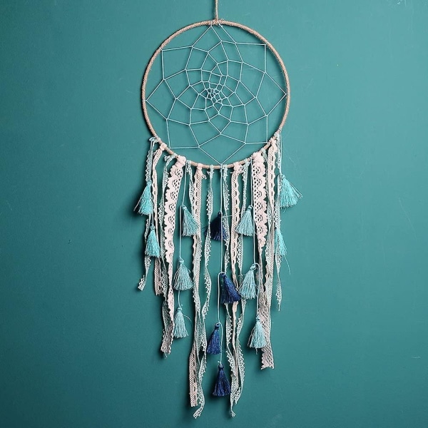 Käsintehty Unelmien Saalistaja, Bohemian Macrame-Seinätekstiili Mandala Kuu Unelmien Saalistaja