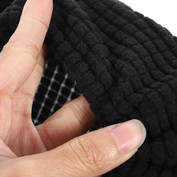 Kontorsstol Nackstödsskydd Ersättning Elastiska Kanter Svart Polyester Nackskydd