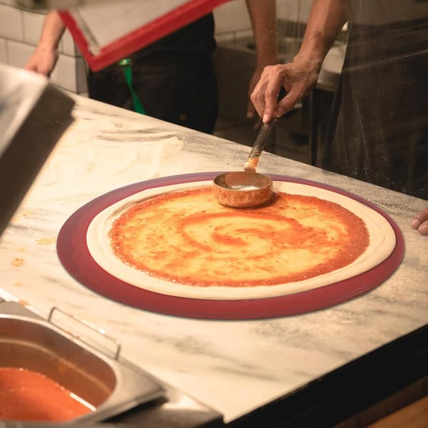 Rund bakmatta i silikon, non-stick, värmebeständig