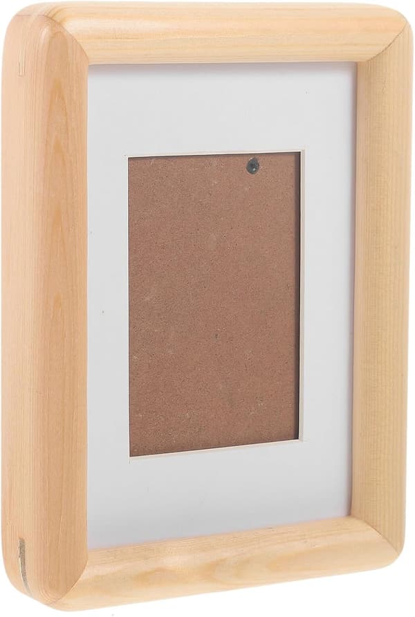 Bilderamme i tre, skrivebordsbilderamme, solid tre, elegant design, fotovisning