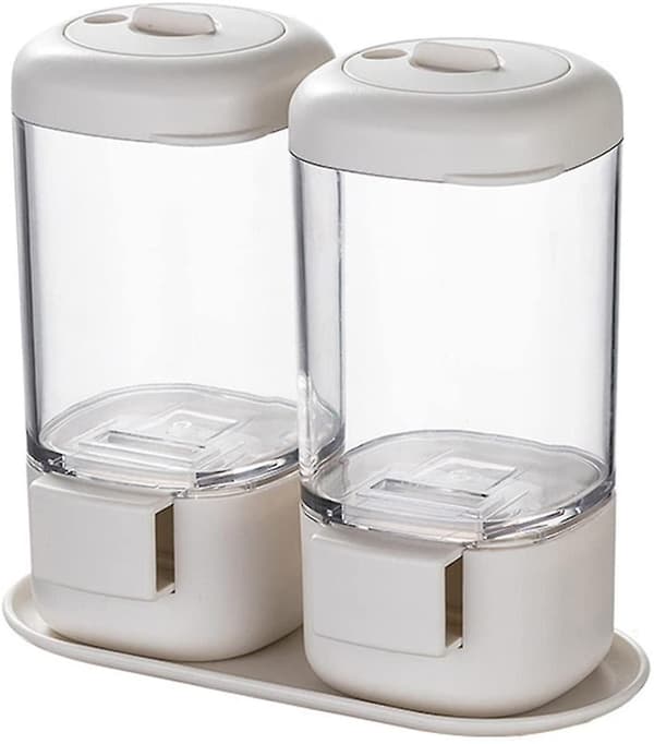 Saltkvarn med lock, krydddispenser, kryddförvaring, kryddflaska justerbar plast