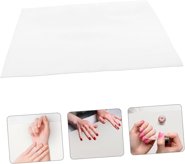 Makeup Pads Læder Neglemåtte Armlæn til Neglesalon Hjem Manicure Bord Håndpude