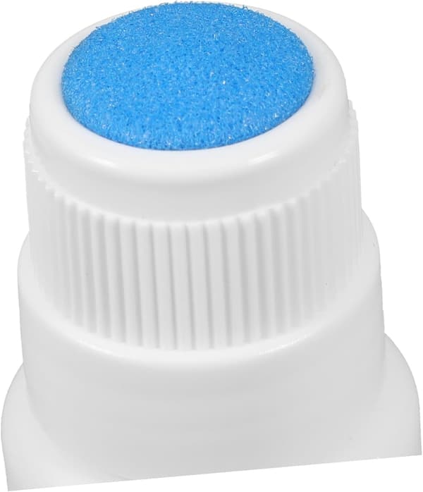 Återanvändbara plastflaskor med svamphuvud 6 st 30 ml reseflaskor för flytande applicering och kosmetikaförvaring