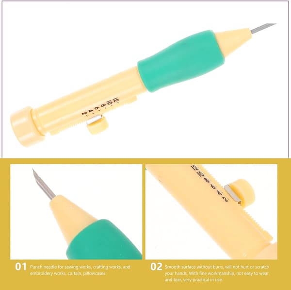 Punch Needle Broderisæt til begyndere DIY Punch Needle Værktøj Egnet
