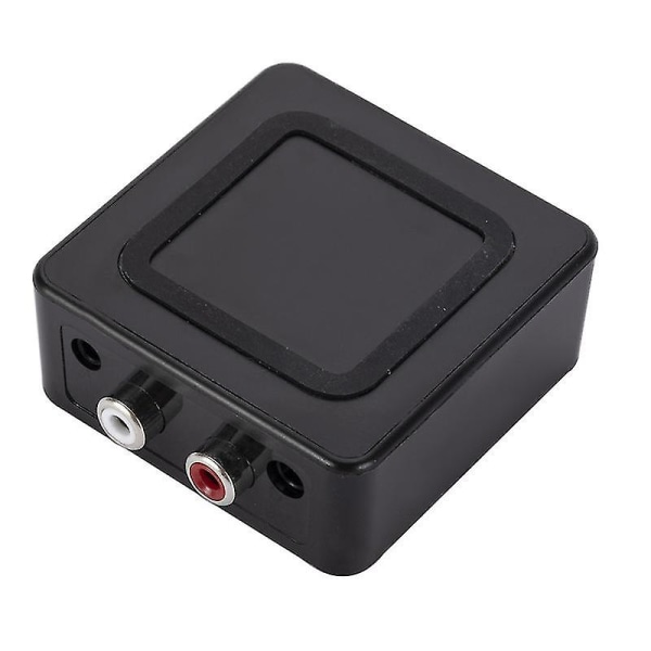 Digital Fiber til Analog 5.0 Bluetooth Audio Modtager Mobiltelefon Bluetooth til Øretelefon Højttaler Bluetooth Adapter (1 stk, Sort)