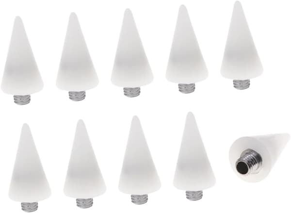 10 st Dot Pen Wax Tip Dubbelhuvud Nagel Point Pen Manikyr Dotting Tools Wax Head