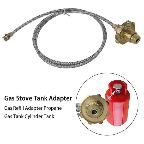 Gaskomfur Tank Adapter Propan Cylinder Refill Adapter