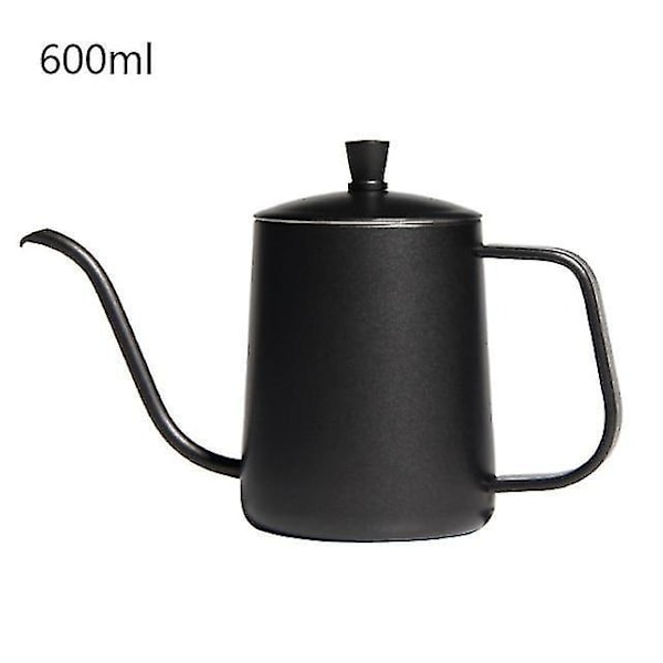 600ml Hånd-Punch Pot Kaffe Dryptud i Rustfrit Stål