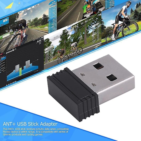 Mini Dongle USB-stick Adapter Ant+ Bærbar til Garmin