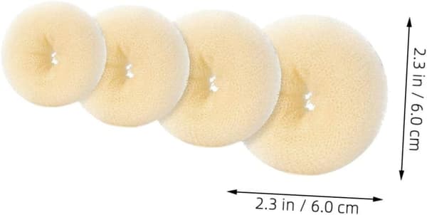 Hårkrøller Bun Maker Donut Bun Hårvridningsverktøy for kvinner Skoleutstyr U-formede klips