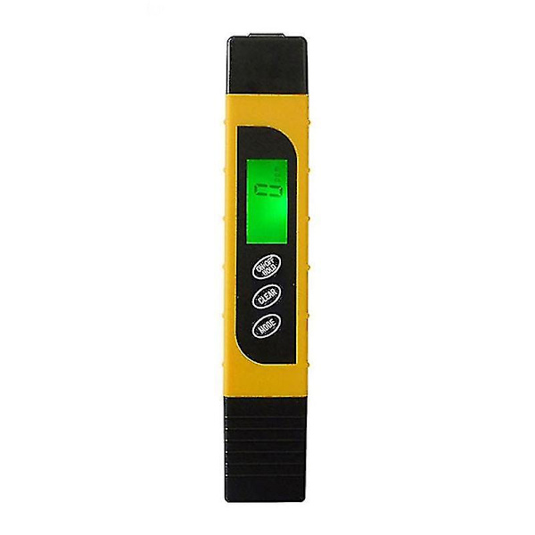 Vandkvalitetstestpen TDS Vandmåler Drikkervand TDS Tester Pen Med Baggrundsbelysning Vandrenhed Temperaturkontrol