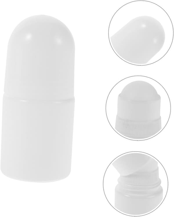 30 st plastparfymflaskor rulla tomma oljeflaskor för hudvård aromaterapi rese eterisk olja rullflaskor läckage