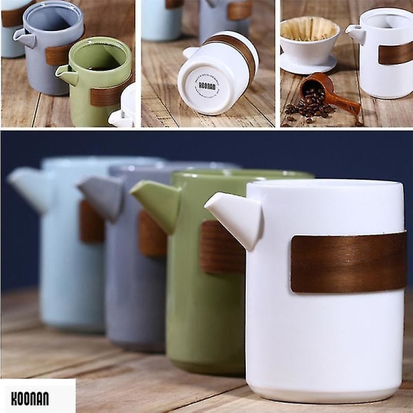 Keramisk Drypkop Kaffe Filter Hæld Over Kaffe Maskine Tragt Drypper Kaffe Filter Kop Espresso Co