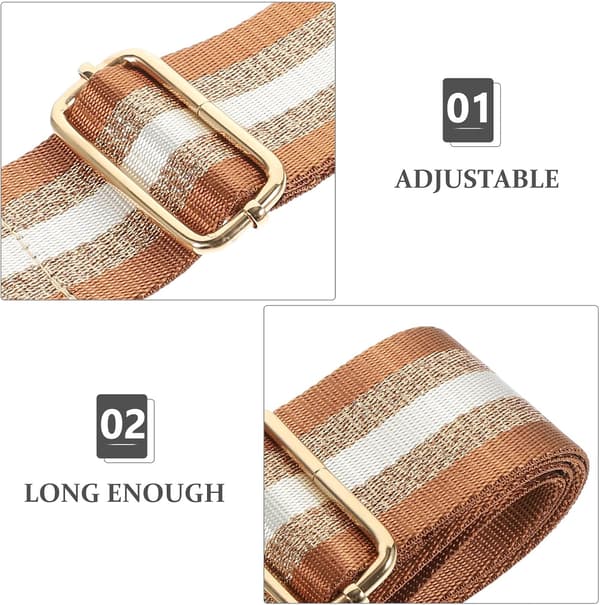 Bred justerbar taskerem erstatning til crossbody håndtasker